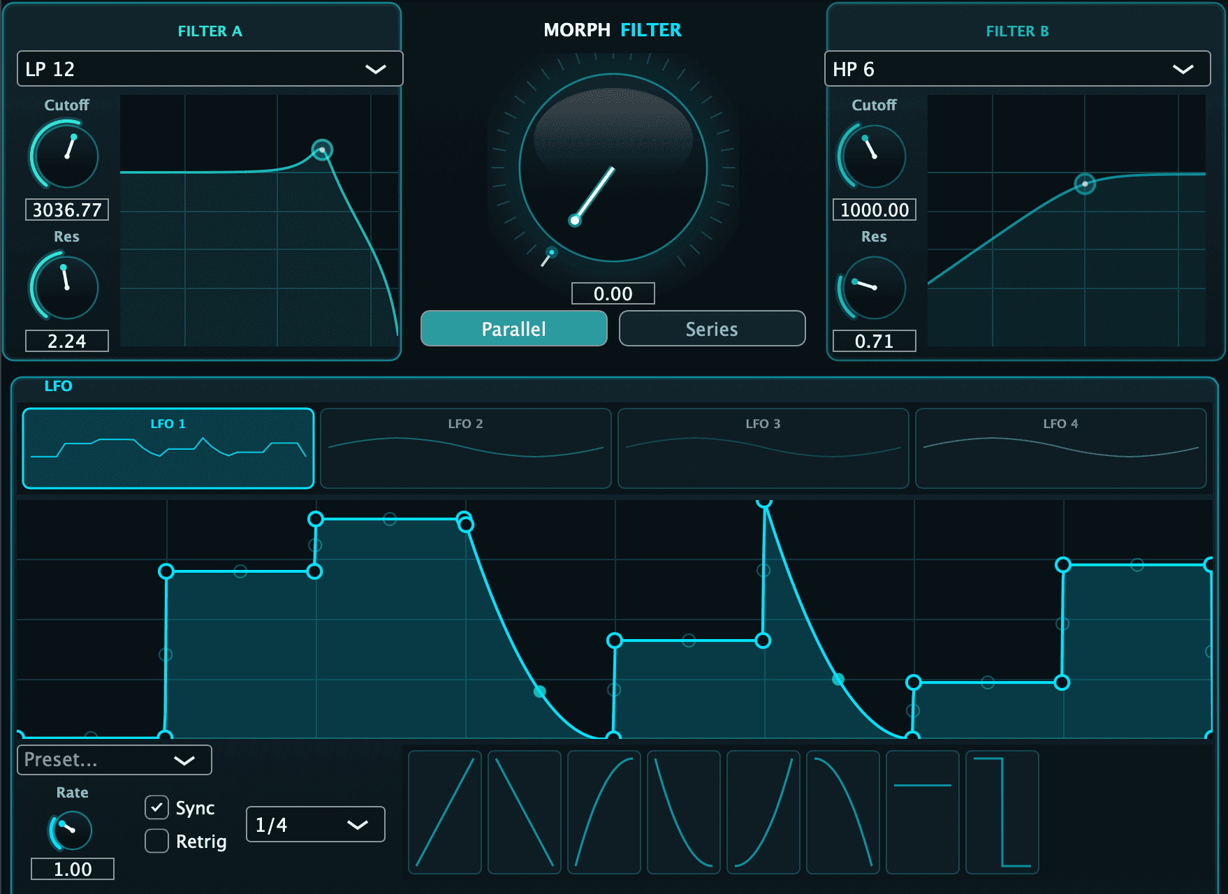 MorphFilter plugin interface